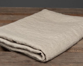 Eco Linen Bed Sheet, Linen Bedding, Linen Flat Sheet, Natural Linen Bed Sheet, Organic Grey Linen Sheet