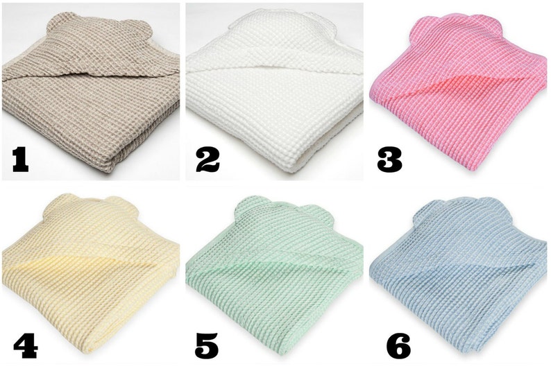 SPECIAL OFFER 2 Linen Baby Towels Baby Eco Towel Baby Bath Etsy