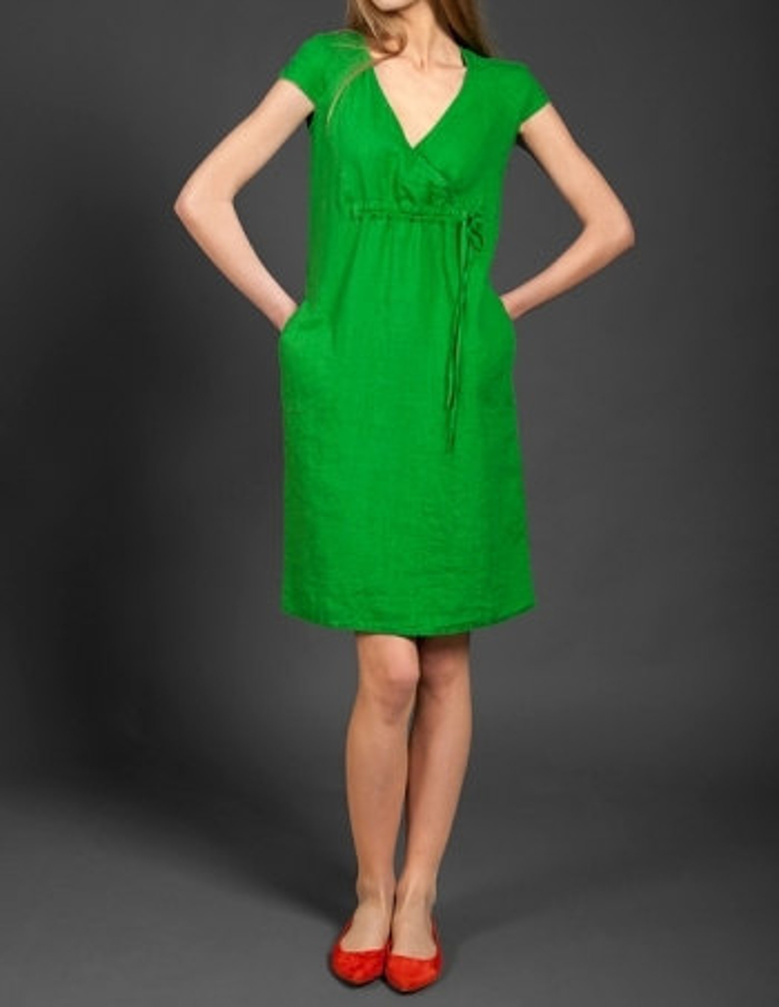 Linen women dress Green linen dress Spring Summer Linen Etsy