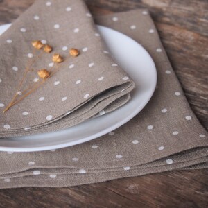 100 % Linen Napkins,4, 6, 8 Eco Linen Napkins, Pure Linen, Grey, Linen Napkins, Table Decoration, Dining Table Napkins, Organic Napkins