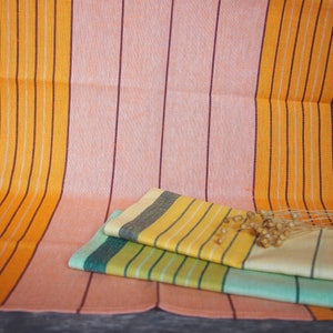 3 Linen Tea Towels, Colorful Linen Kitchen Towels, Eco Kitchen Towels, Linen Gift image 7