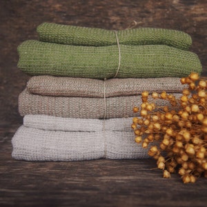 3 Sets Linen Bath Towels, Eco Linen Towel, Large Linen Towel, Linen Gift