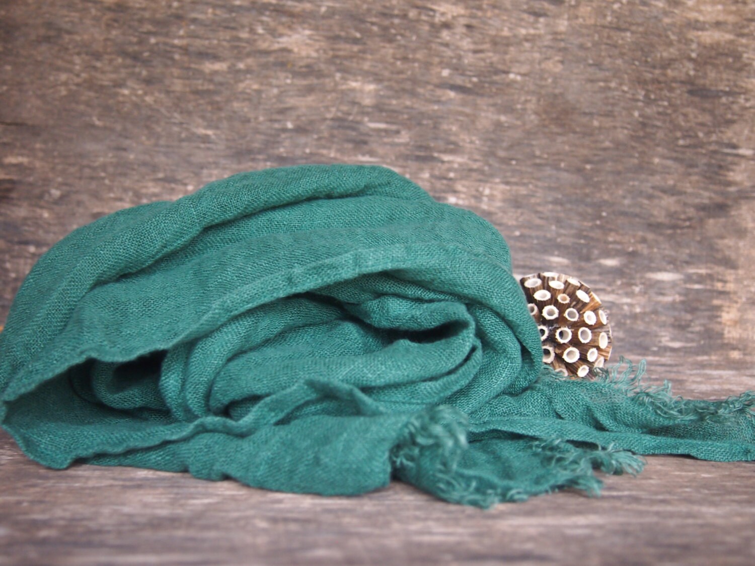 Linen Scarf Eco Scarf Green Scarf Scarf Etsy
