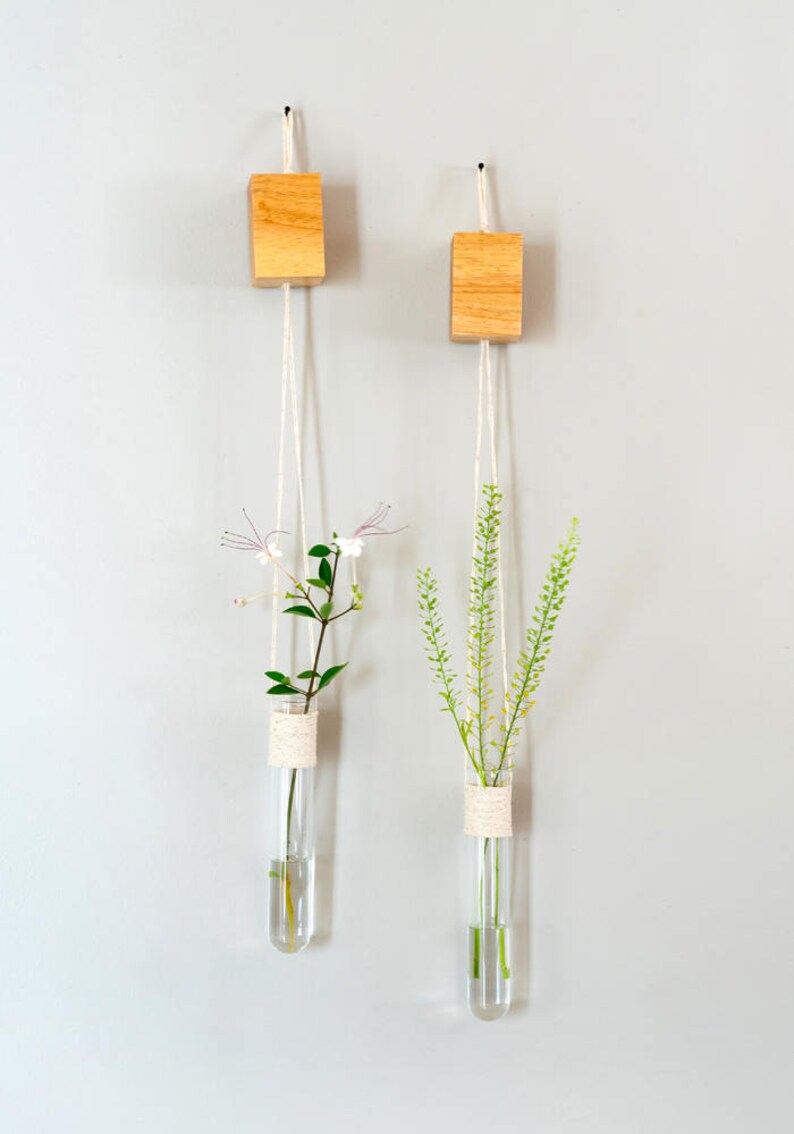 Hanging Vases Glass Wall Vase Set 2 Wall Tube Vases A Pair Hanging Vase Glass Hanging Vases Wall Hanging Vases Mother s Day Gift il 794xN tl26