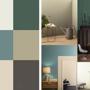Benjamin Moore Paint Color Palette: Mountain Chalet - Etsy