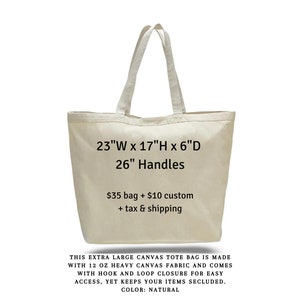 Sarap Totes - XL Tote Bag for Stylish Storage and Daily Errands, Oversized Carry-All Fashion Accessory with Unique Design & Durable Material