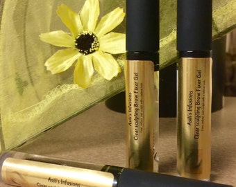 Clear sculpting brow fixer gel