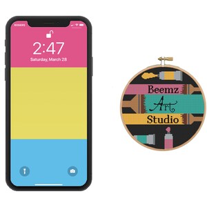 Pansexual Pride Flag Phone Wallpaper