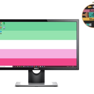 Abrosexual Pride Flag Desktop Wallpaper