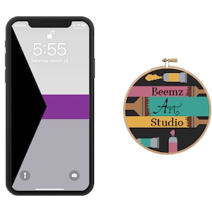 Demisexual Pride Flag Phone Wallpaper