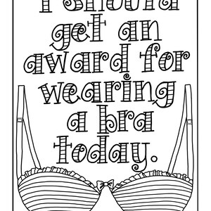 Printable Coloring Book for Adults, Coloring Book Funny, Menopause Humor, Gifts for Her, Stocking Stuffer, Birthday, Over the Hill, Unique image 5