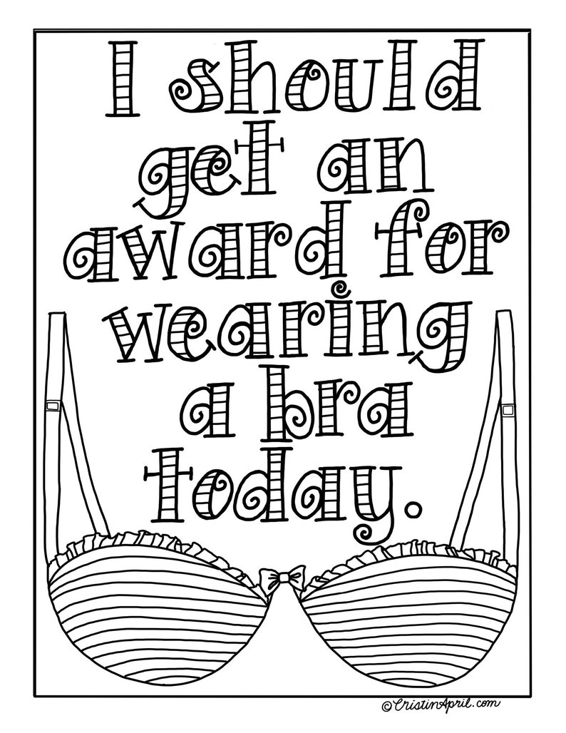Printable Coloring Book for Adults, Coloring Book Funny, Menopause Humor, Gifts for Her, Stocking Stuffer, Birthday, Over the Hill, Unique image 5
