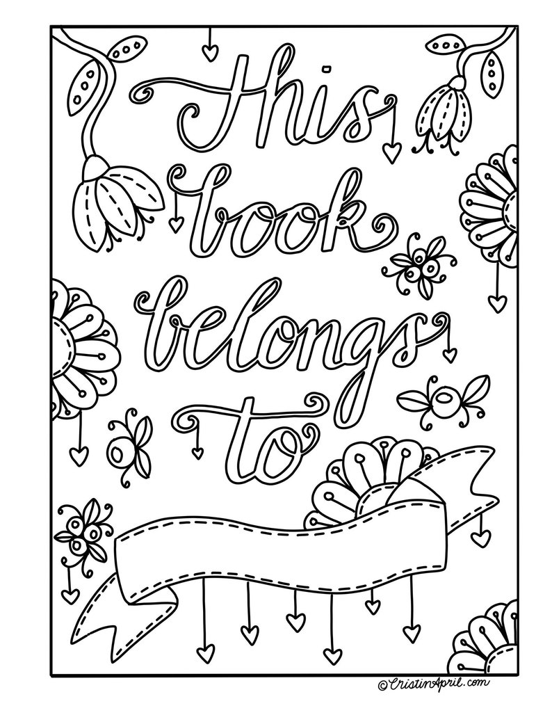 Printable Coloring Book for Adults Coloring Book Funny | Etsy