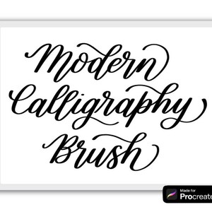 Procreate Brush, Moderne Kalligraphie, Brush Lettering, iPad Lettering, Digitale Kalligraphie, Moderne Kalligraphie, Handlettering Brush Pen