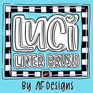Luci Liner Procreate Brush for Procreate App