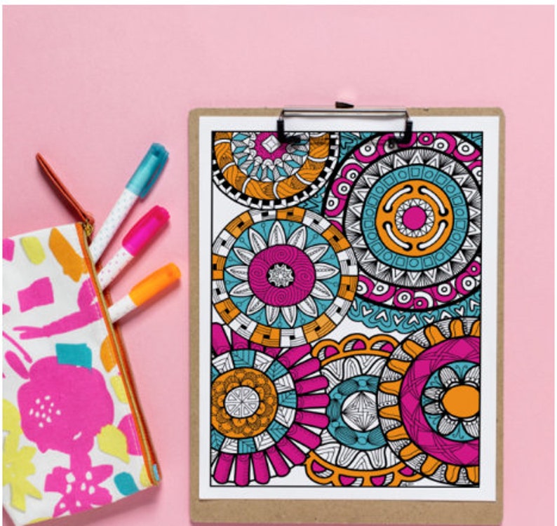 Download Mandala Mix Adult Coloring Pages Bundle 12 Printable Pages ...