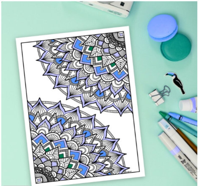 Download Mandala Mix Adult Coloring Pages Bundle 12 Printable Pages ...