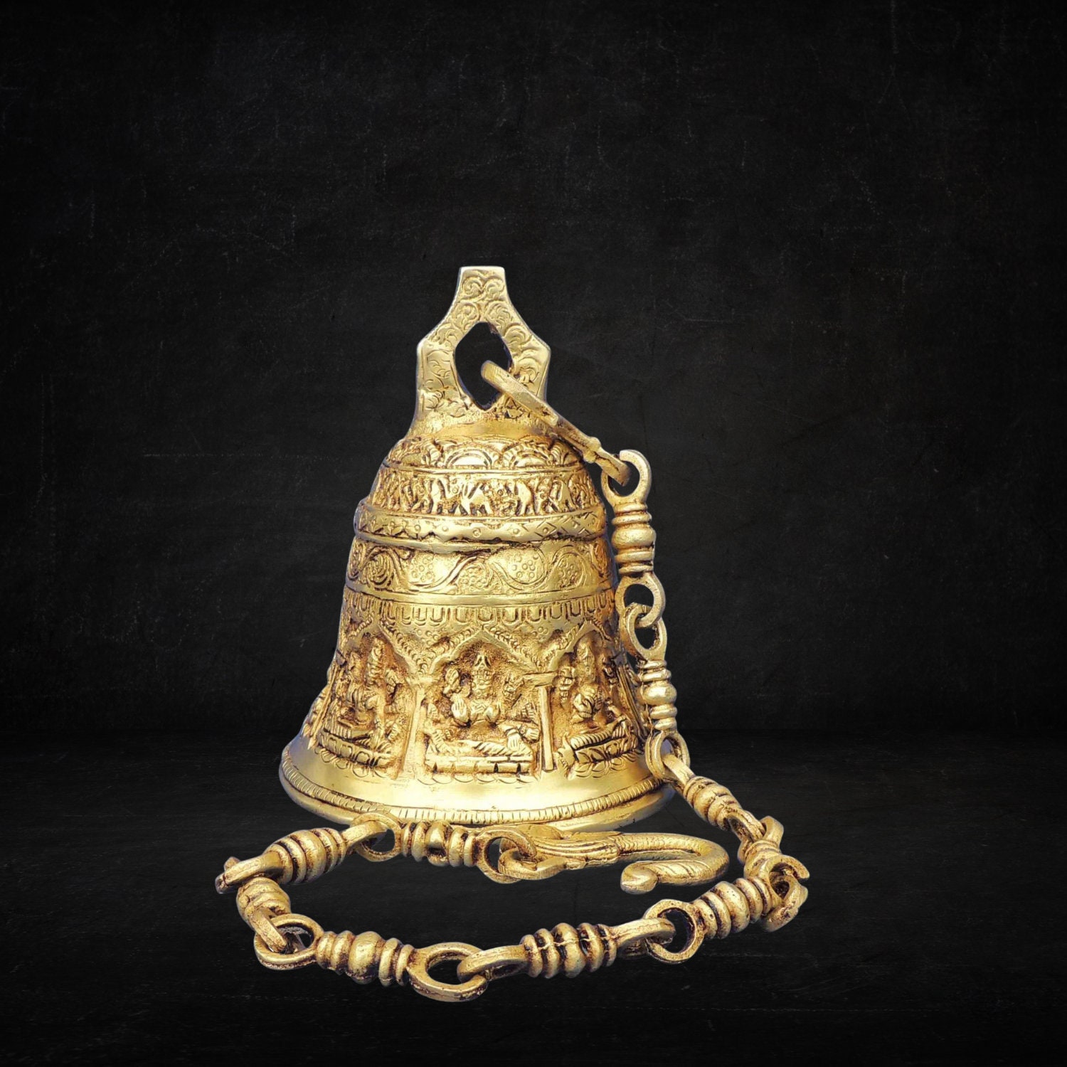 Golden Brass 10gm Small Bell, For Worship, Size: 20 Inch at Rs 18/piece in  Jalesar