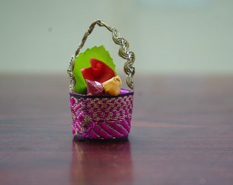 Return Gifts with Haldi kumkum/ Basket Shape Haldi Kumkum/ Haldi/ Festive/ Thamboolam/ Housewarming Gifts/ Wedding Gifts