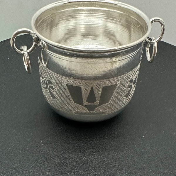 Pure Silver Gangalam, Bowl for Pooja, Cup For Pooja, Silver Pooja items For Home, Return Gift For Navratri 16g