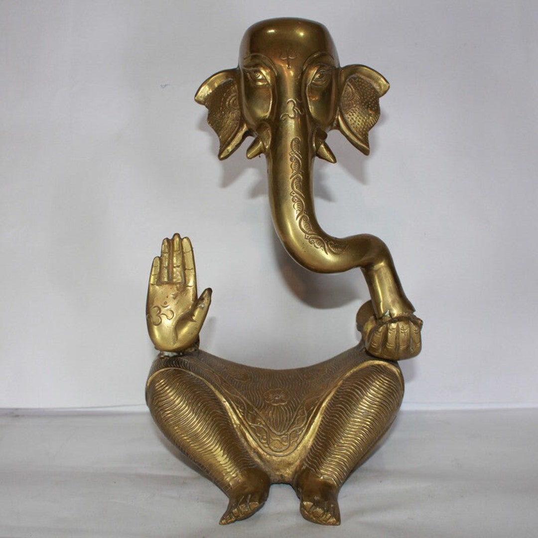Buy Modern Ganesha Idol in Brass for Home Decor Unique Ganesha ...