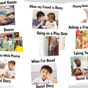 Paquete de historia social Playtime