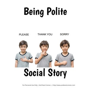 Social Story: Being Polite