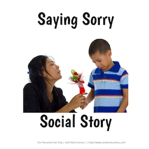 Social Story: Saying Sorry/Apologizing