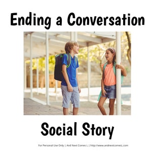Social Story: Ending a Conversation