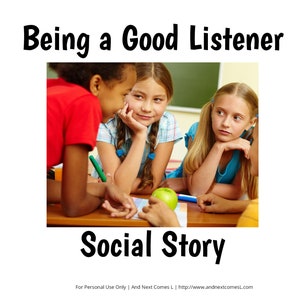 Social Story: Being a Good Listener