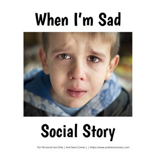 Historia social: cuando estoy triste