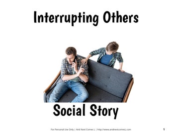 Social Story: Interrupting Others