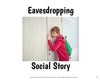 Social Story: Eavesdropping