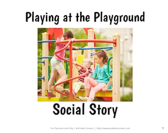 Social Story: Playing at the Playground