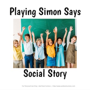 Historia social: jugar a Simón dice