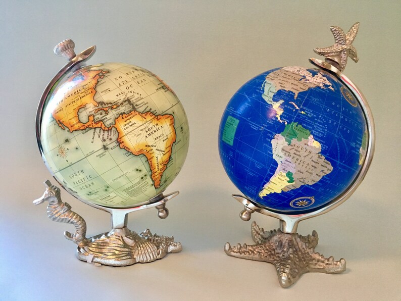 Nautical 5 Custom World GlobeThe Greatest Journeys Etsy