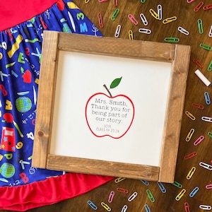 Teacher gift idea, personalized gift from class, end of year gift, Teacher appreciation, Gift for kindergarten teacher, Teacher present