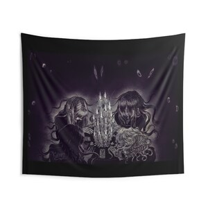 Candlelit Coven Indoor Wall Tapestry