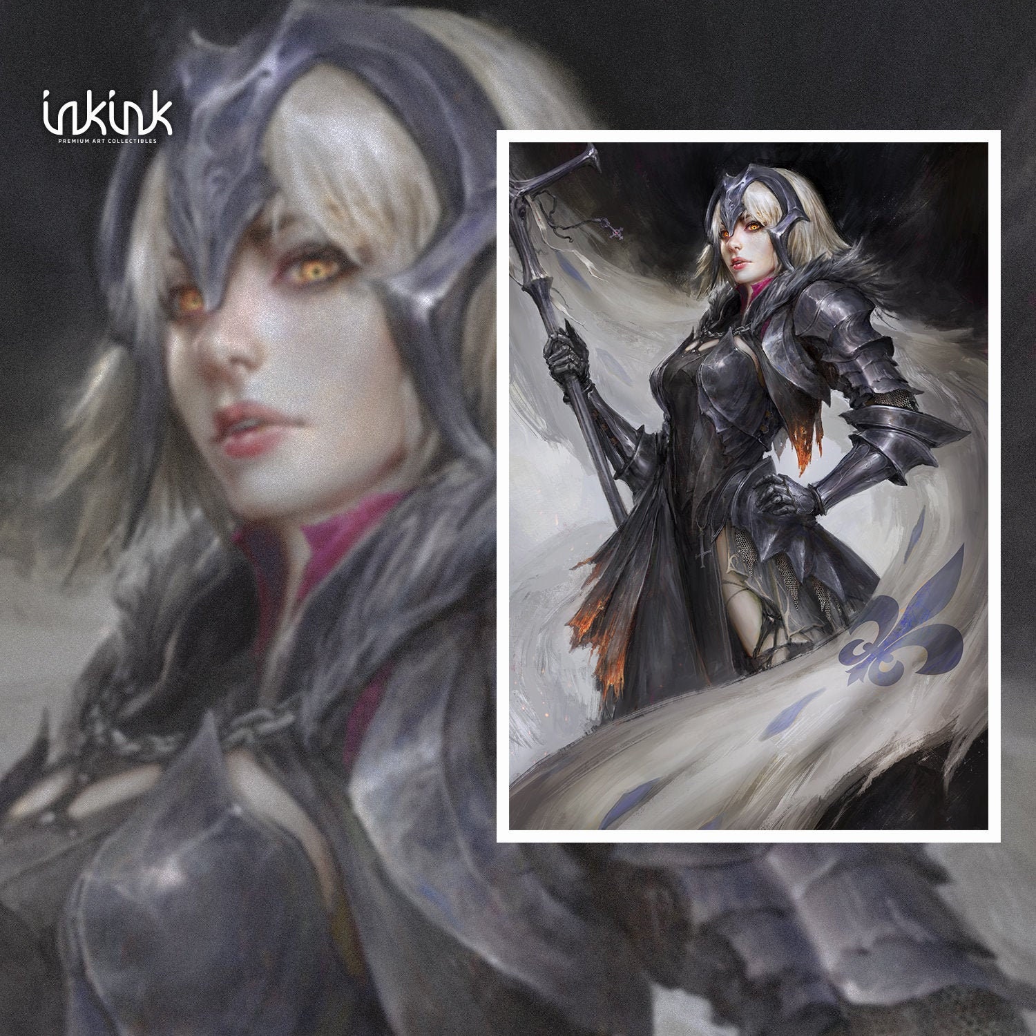 Fate Grand Order Jeanne D Arc Alter Art Print Daniel Etsy