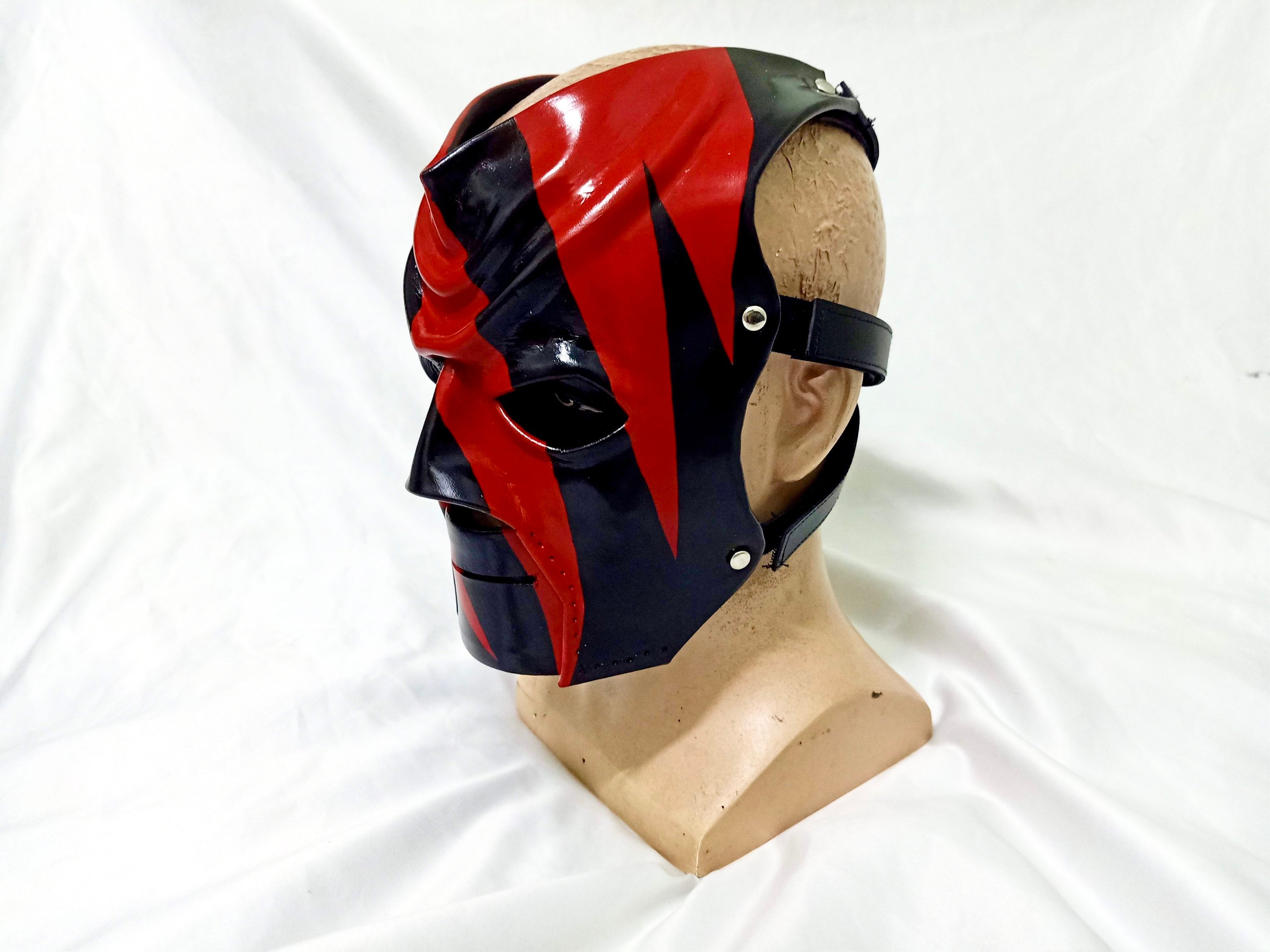 Leather Kane Mask Replica 20002002 Version 6 Halloween Etsy