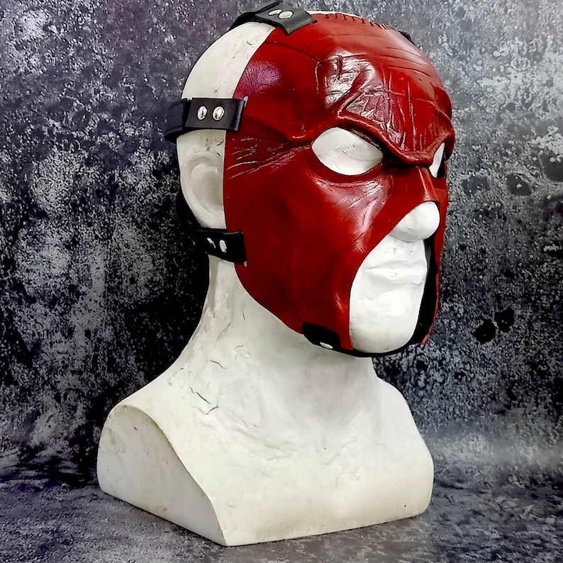 Leather Kane Mask Replica 201112 Kane Resurrected Halloween Etsy