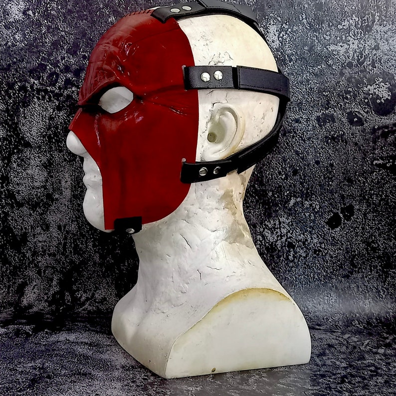 Leather Kane Mask Replica 201112 Kane Resurrected Halloween Etsy