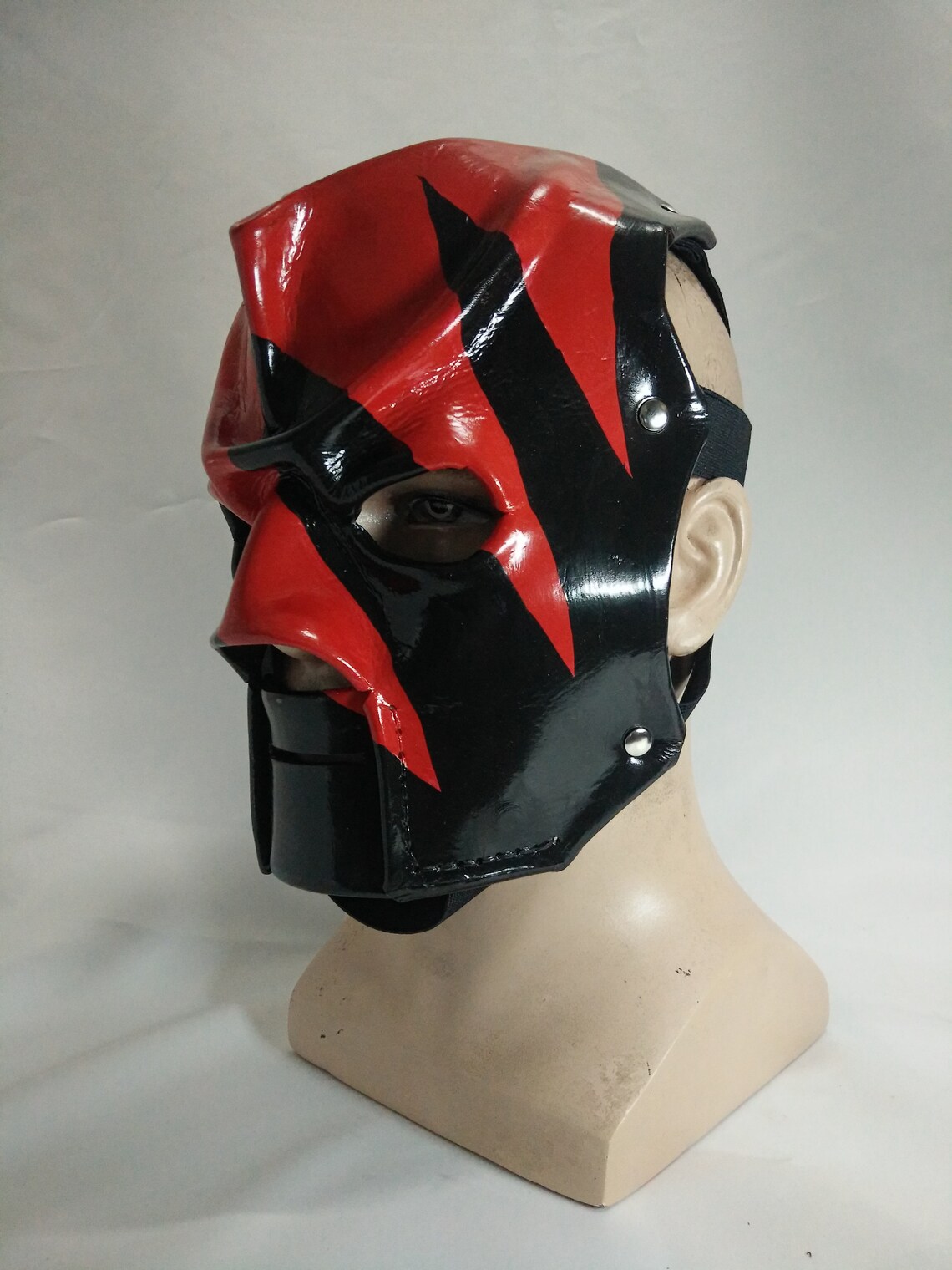 Leather Kane Mask Replica 20002002 Version 5 Halloween Etsy