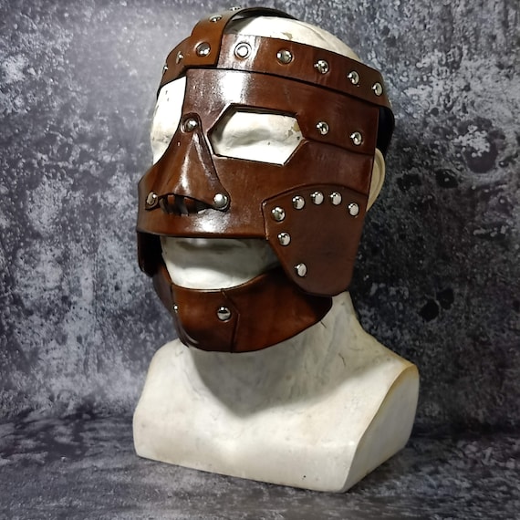 leather mankind mask