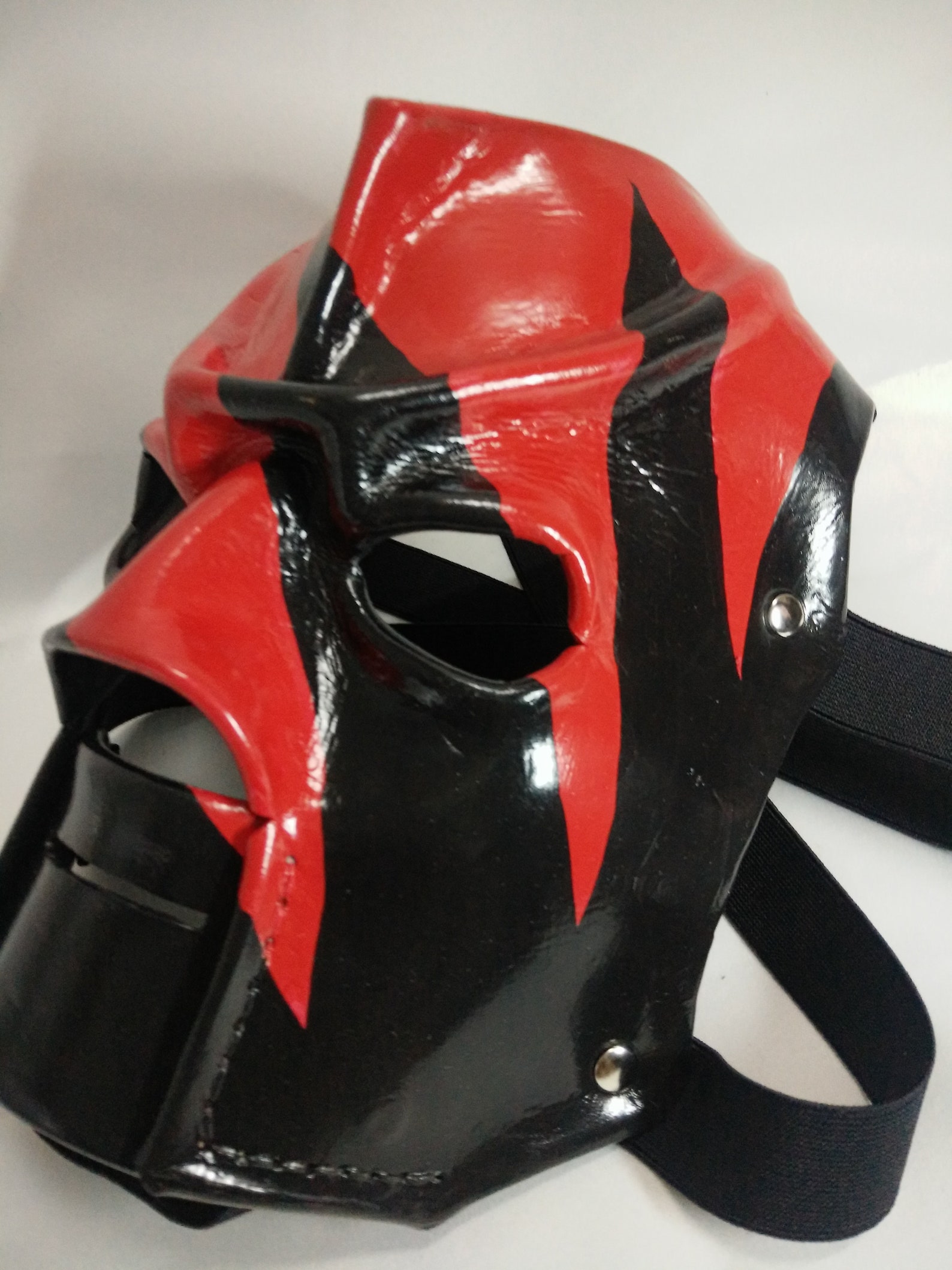 Leather Kane Mask Replica 20002002 Version 5 Halloween Etsy