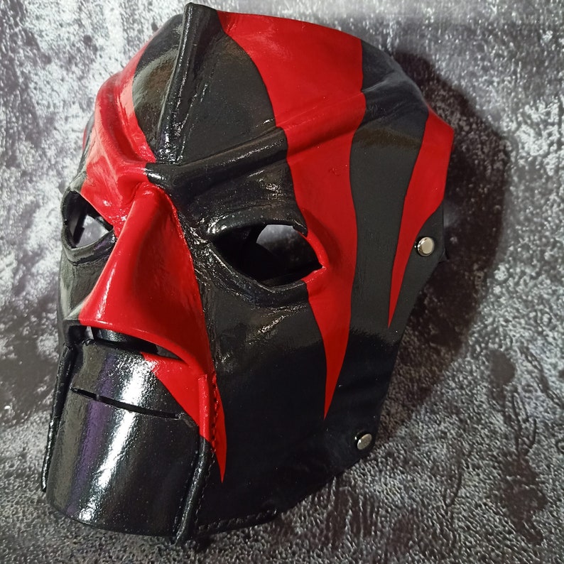 Leather Kane Mask Replica 20002002 Version 2 Halloween Etsy