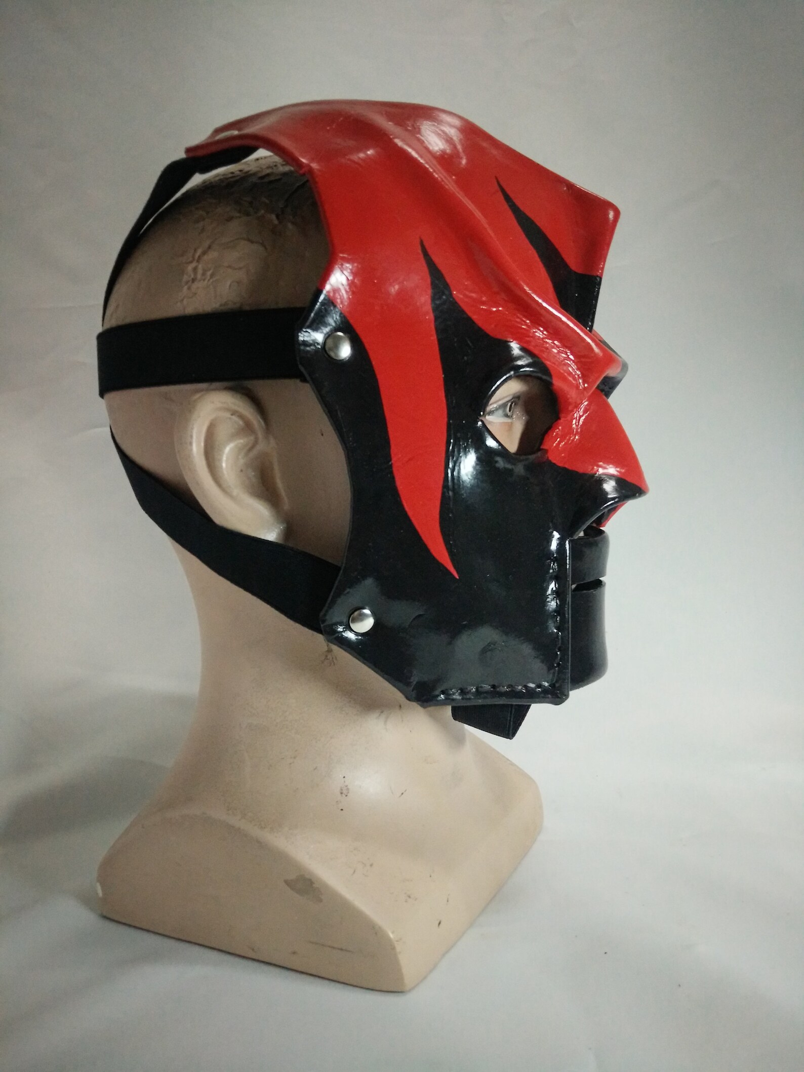 Leather Kane Mask Replica 20002002 Version 5 Halloween Etsy