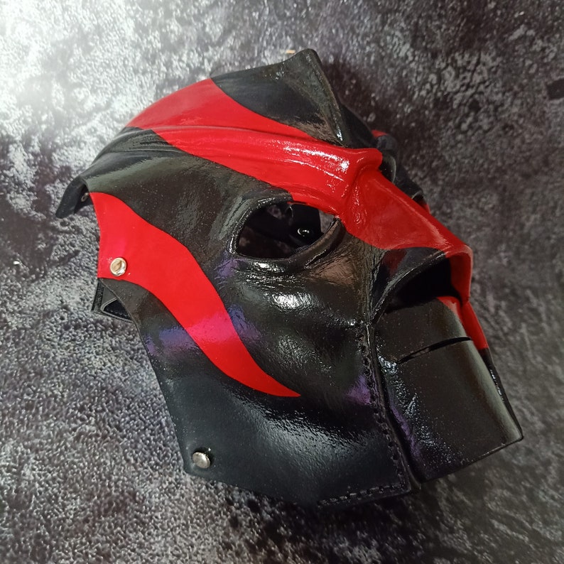 Leather Kane Mask Replica 20002002 Version 2 Halloween Etsy