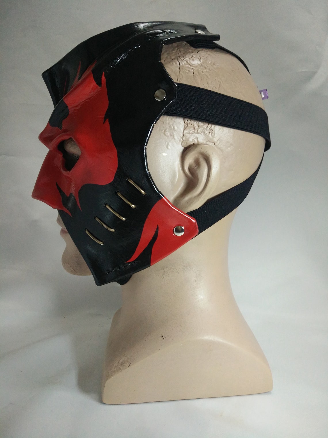 Leather Kane Mask Replica 2003 Halloween Etsy