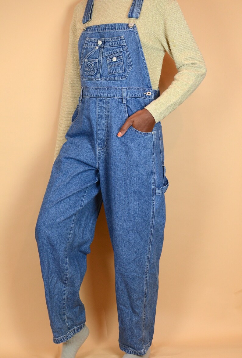 Vintage Denim Blue Jean Overalls 